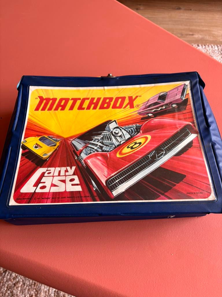 Matchbox Carry Case 1971, Kinderen en Baby's, Speelgoed | Racebanen, Ophalen of Verzenden, Zo goed als nieuw, Elektrisch, Overige merken