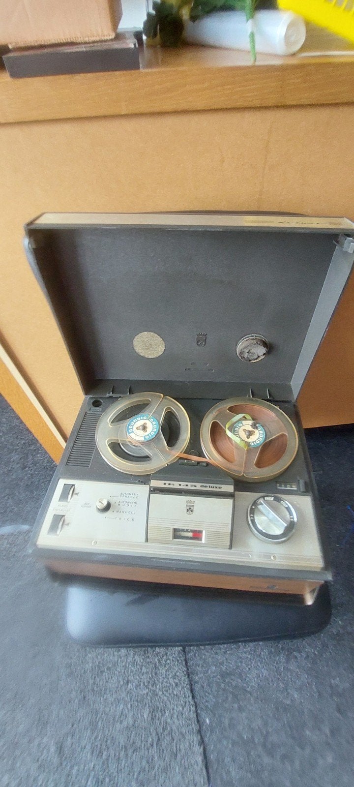 Grundig TK 145 de luxe bandrecorder met banden, Ophalen of Verzenden, Bandrecorder, Met banden