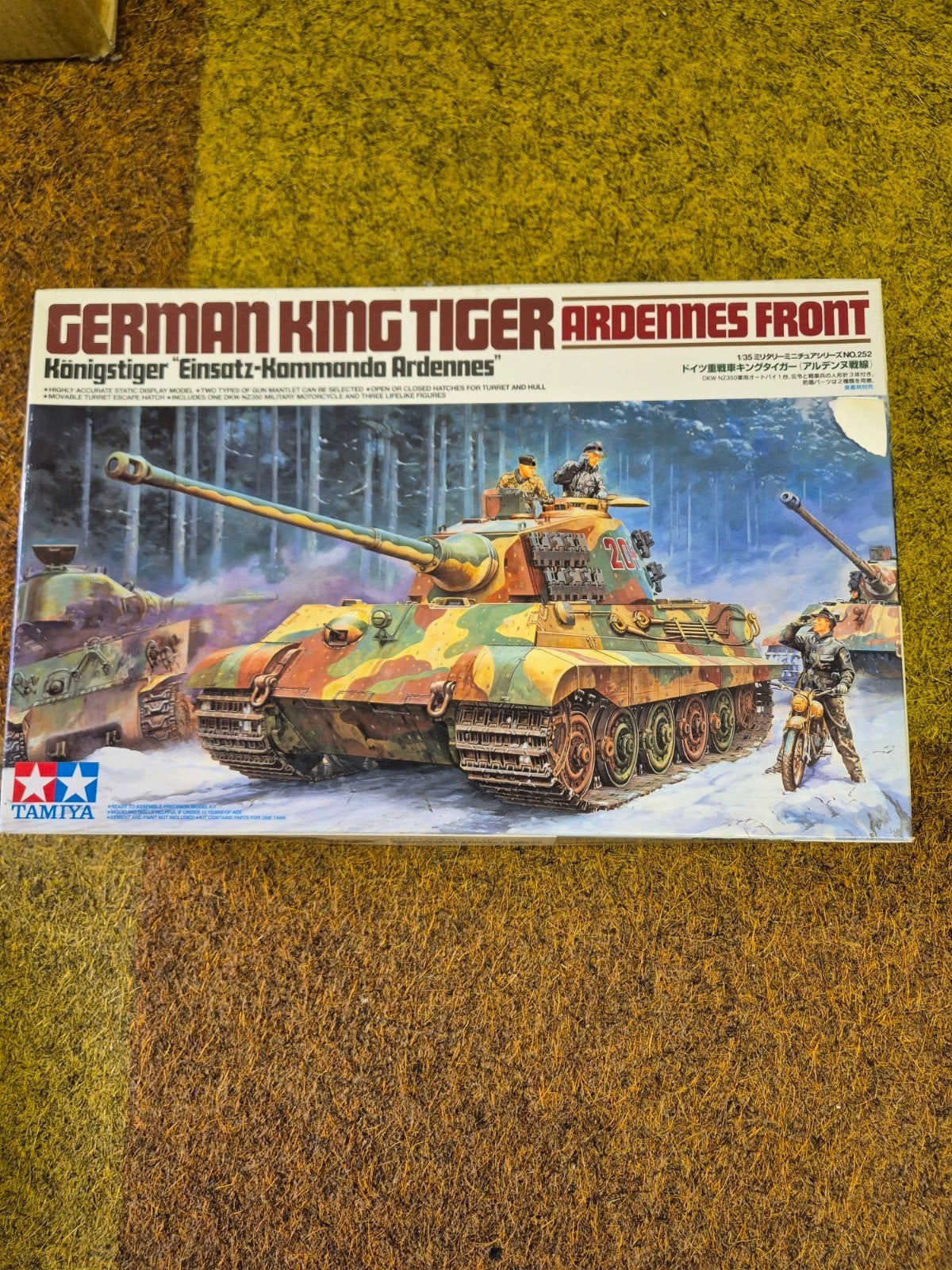 Tamiya German Königstiger "Ardennes front", Tank, 1:32 tot 1:50, Nieuw, Ophalen of Verzenden