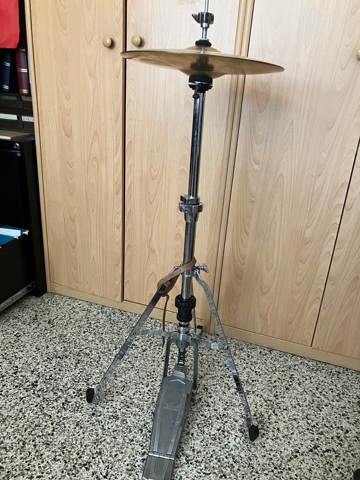 Stagg SH Hand Made 14" Hi-Hat Rock Brilliant met standaard, Muziek en Instrumenten, Ophalen of Verzenden, Gebruikt, Overige merken