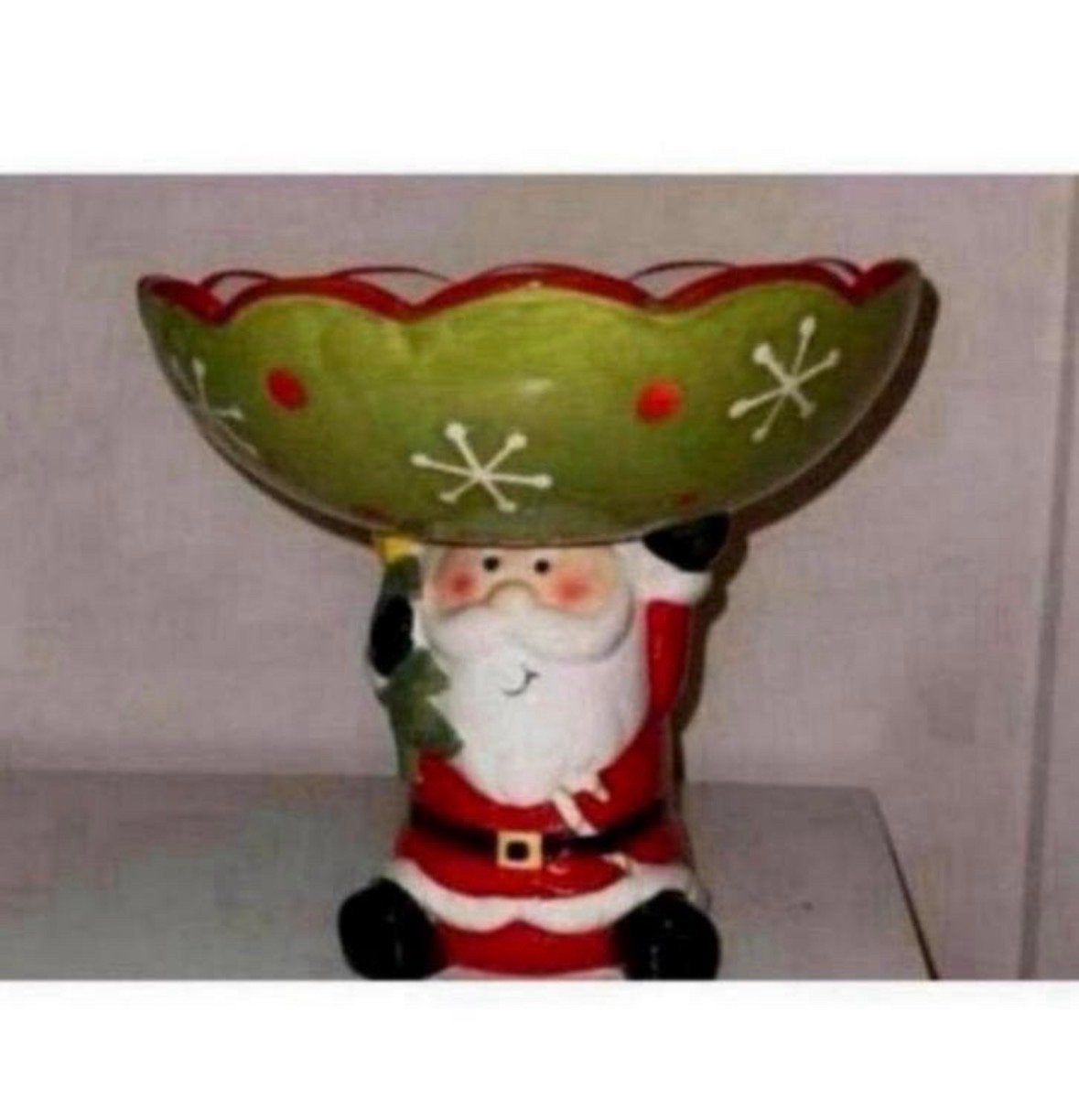 Schaal Blokker kerstman, Diversen, Kerst, Ophalen of Verzenden