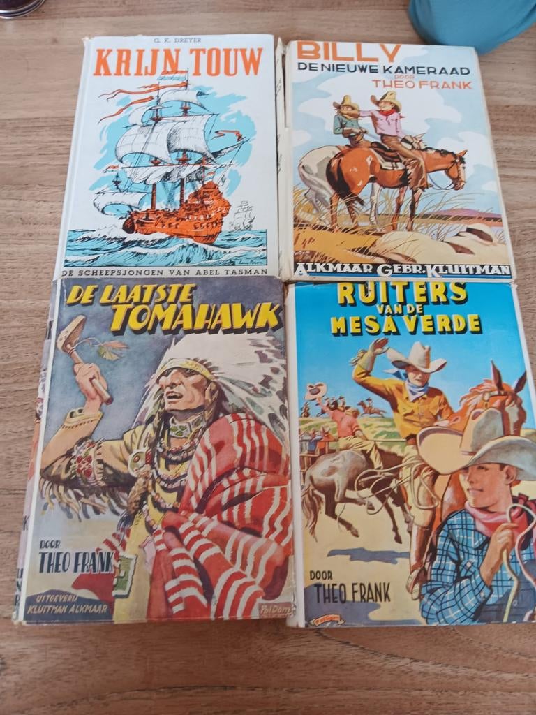 Oude jongensboeken jaren '50 - Avonturen Kluitman Alkmaar, Boeken, Ophalen of Verzenden, Gelezen, Fictie algemeen