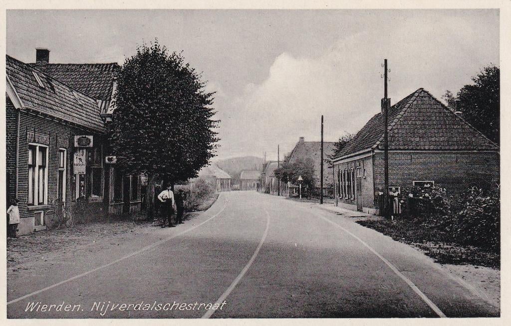 Wierden, Winkel, Fotokaart., Verzenden, 1920 tot 1940, Ongelopen, Overijssel