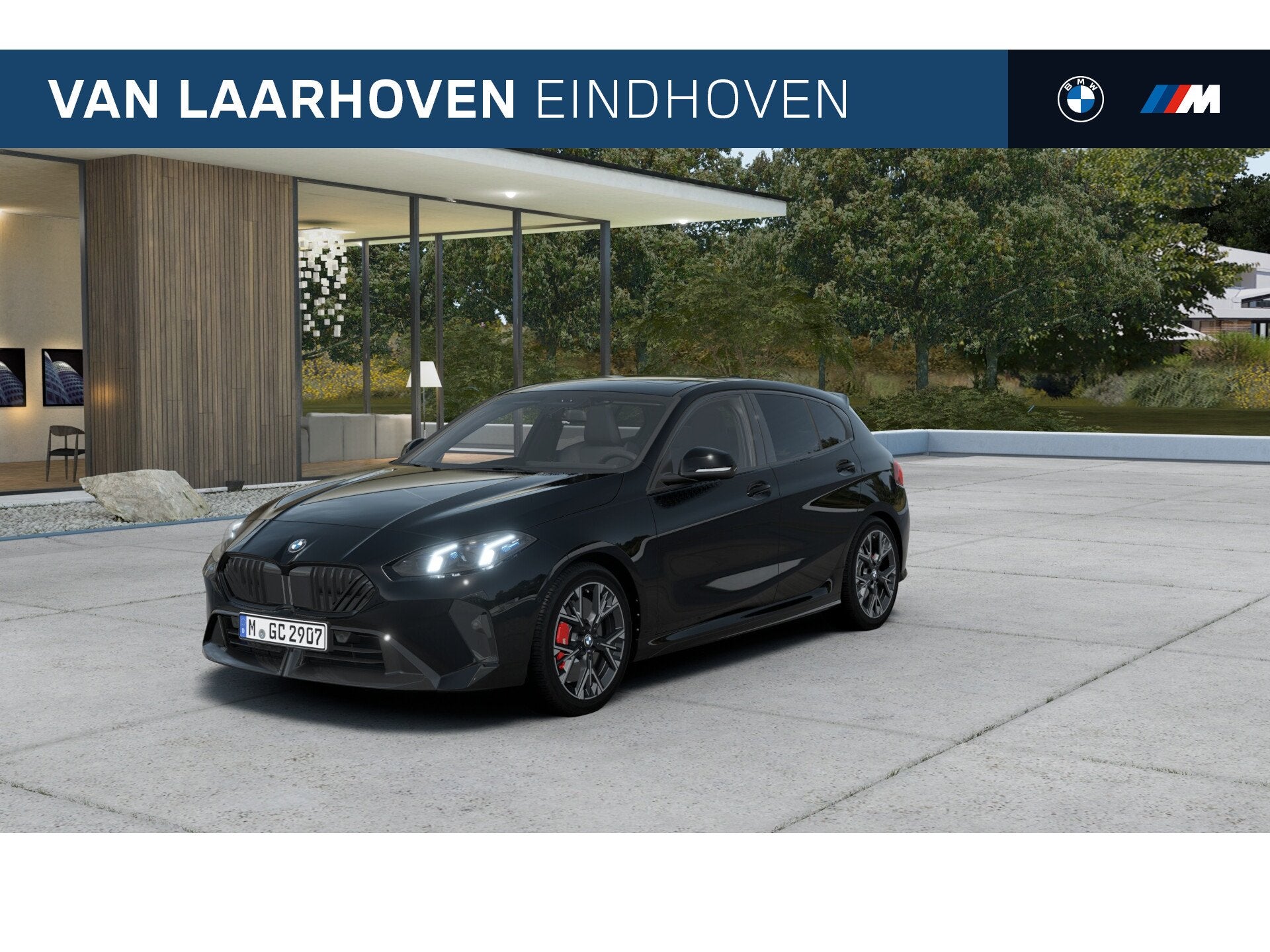 BMW 1 Serie 120 M Sport Automaat / Panoramadak / Achteruitri, Dealer onderhouden, Zwart, 156 pk, Zwart