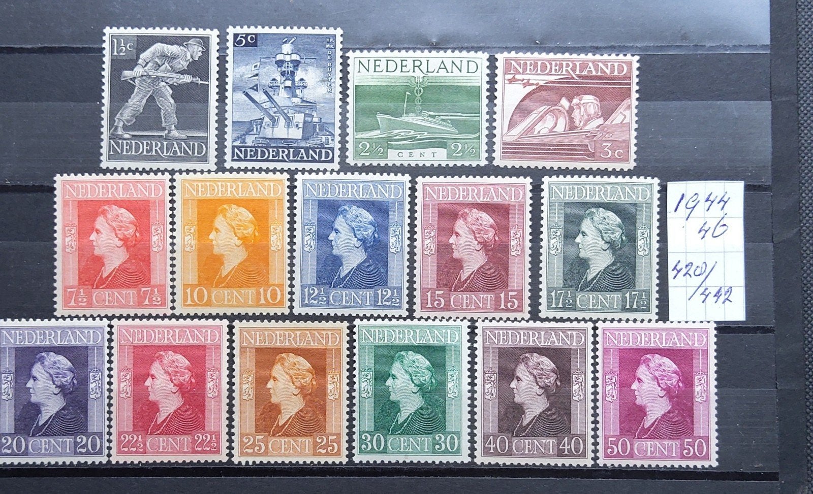 Bevrijdngszegels  1944--1946., Ophalen of Verzenden, Na 1940, Postfris