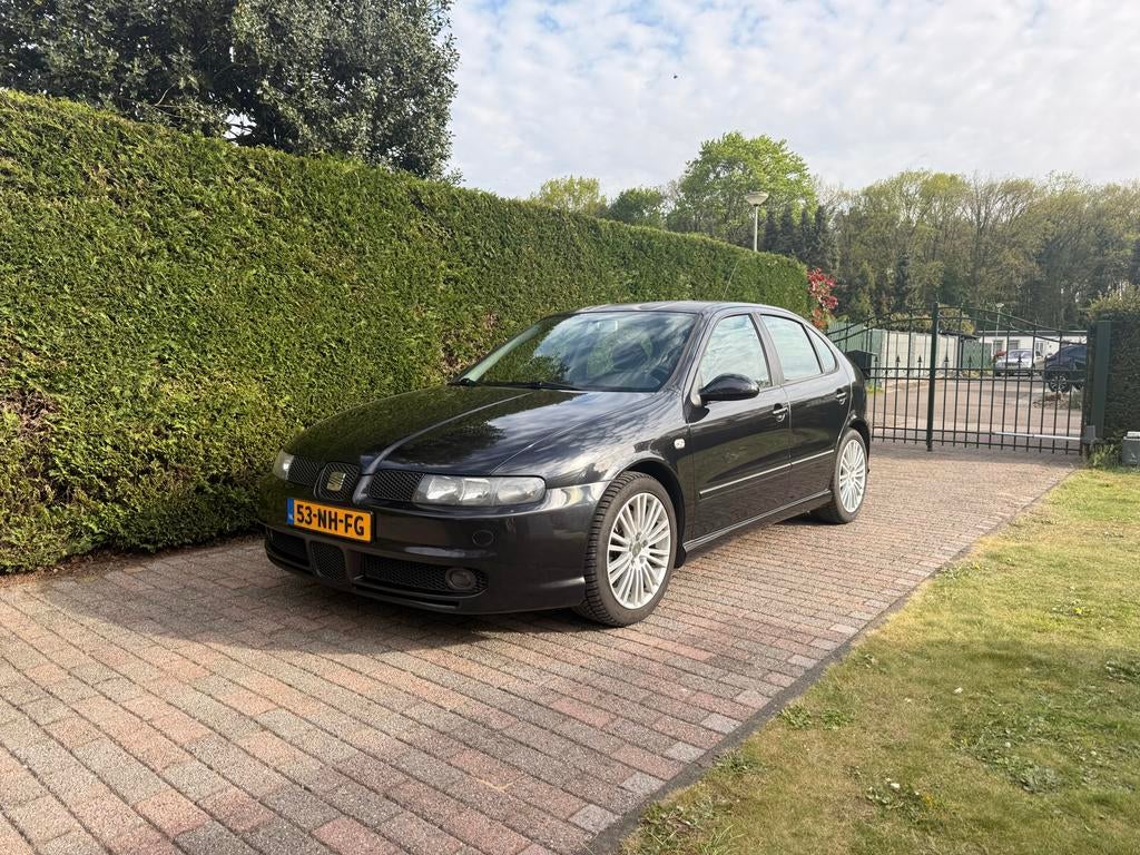 Originele Seat Leon 1.8 20VT 132KW 2003 Zwart, Stof, 4 cilinders, 1264 kg, Zwart