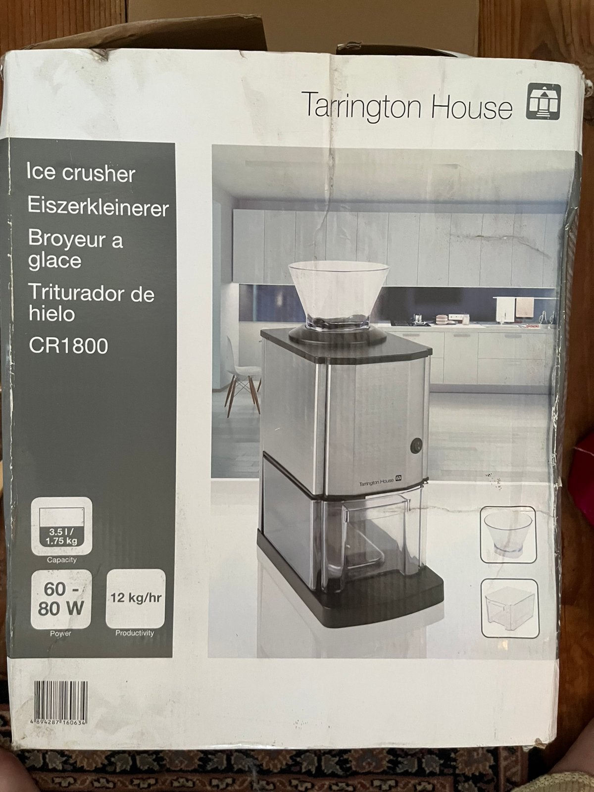 Ice crusher, Ophalen, Zo goed als nieuw