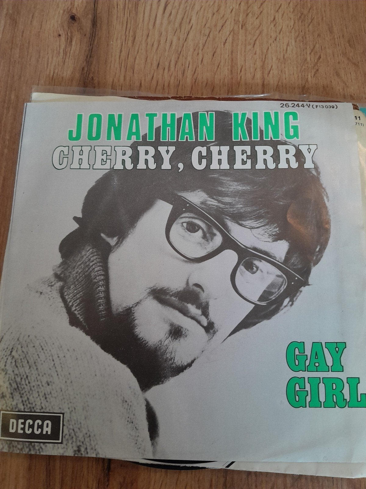 Jonathan king 7inch cherry cherry, Cd's en Dvd's, Ophalen of Verzenden