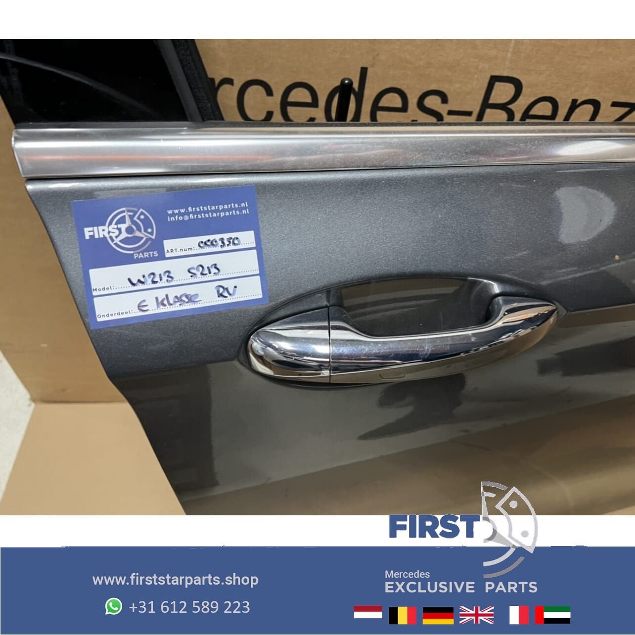 W213 deur portier compleet rechts voor Mercedes E Klasse 201, Auto-onderdelen, Gebruikt, -, Deur, Ophalen of Verzenden