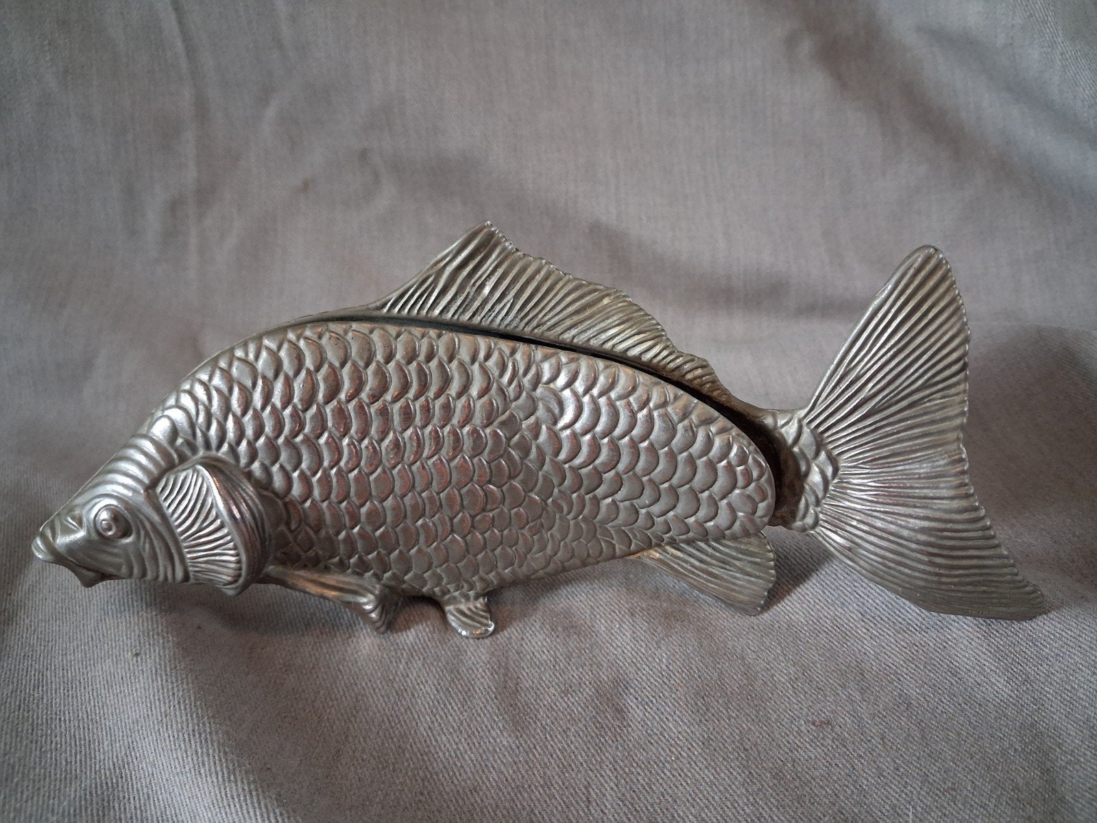 Retro, vintage servettenhouder "Karper", Antiek en Kunst, Ophalen of Verzenden