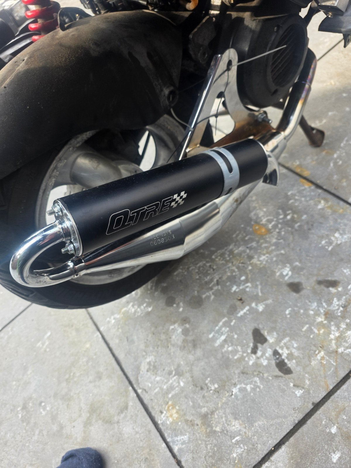 technigas uitlaat kymco super 9, Ophalen of Verzenden, Zo goed als nieuw, Uitlaat, Kymco