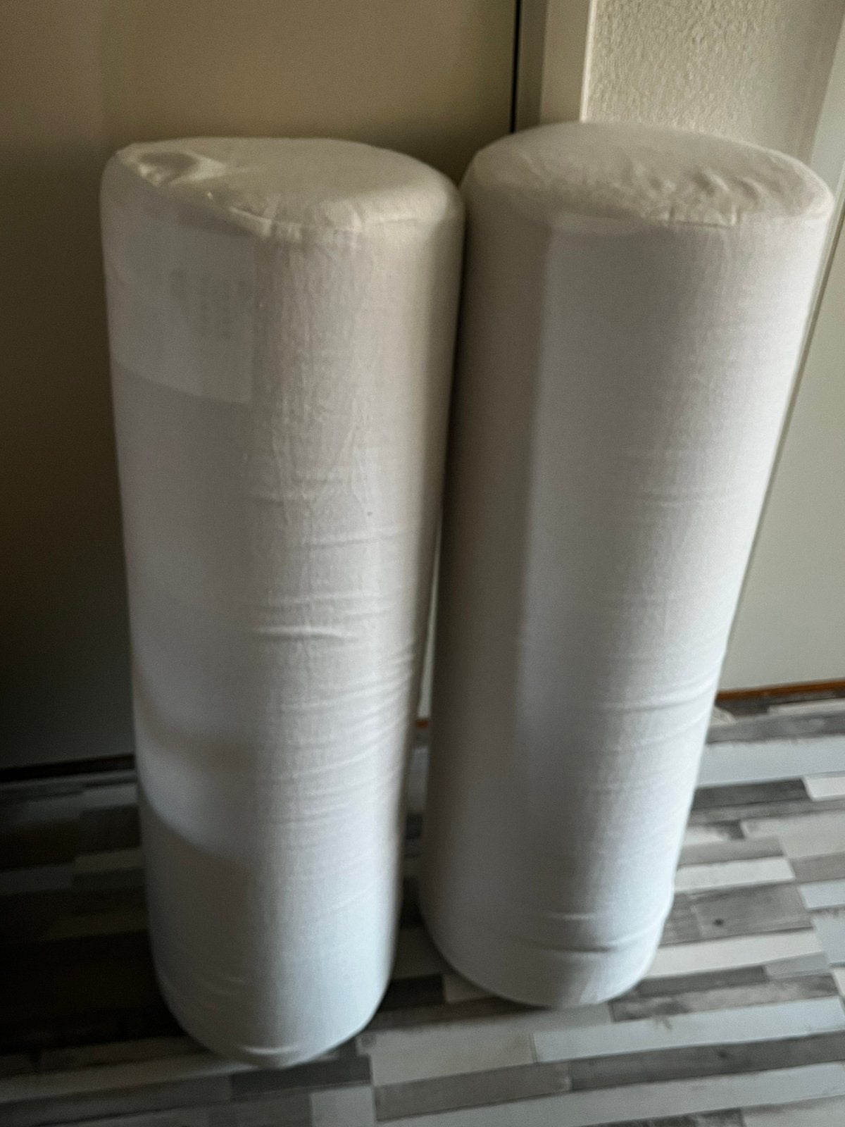 Ikea kussenrollen, Ophalen, Eenpersoons, Wit, Zo goed als nieuw