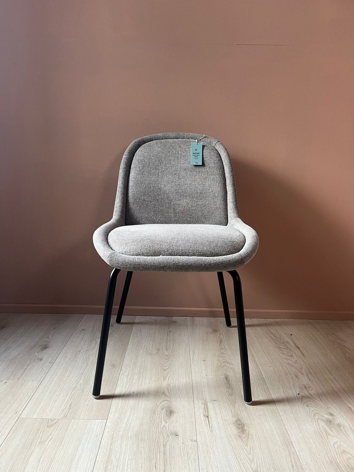 Kave Home Aimin, Huis en Inrichting, Stoelen, Ophalen, Zo goed als nieuw, Bruin, Stof