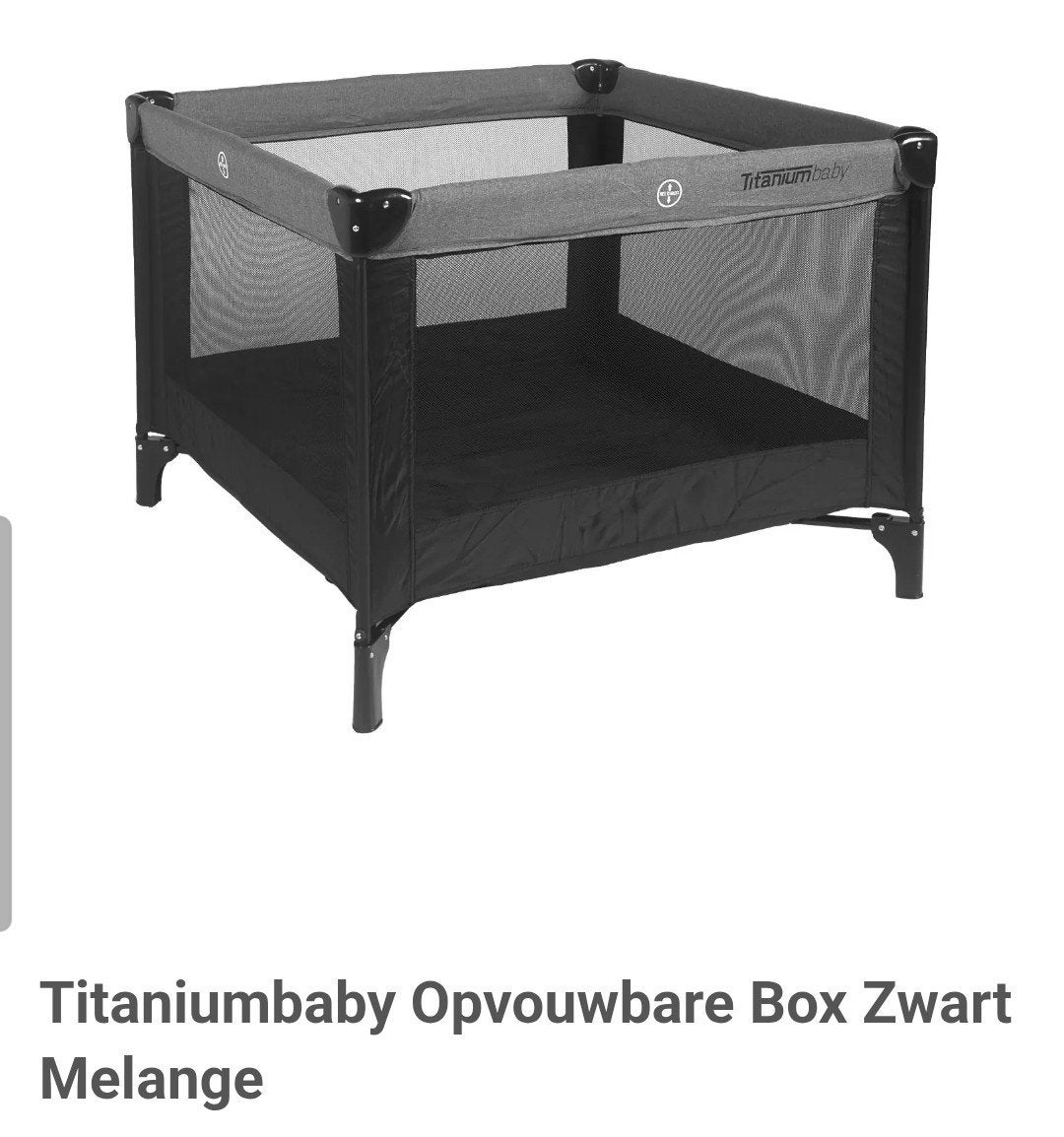 Te koop: Opvouwbare box, Titaniumbaby