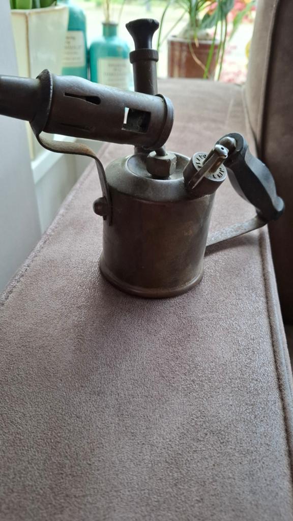 Vintage Veritas Soldeerlamp - Messing, Ophalen of Verzenden