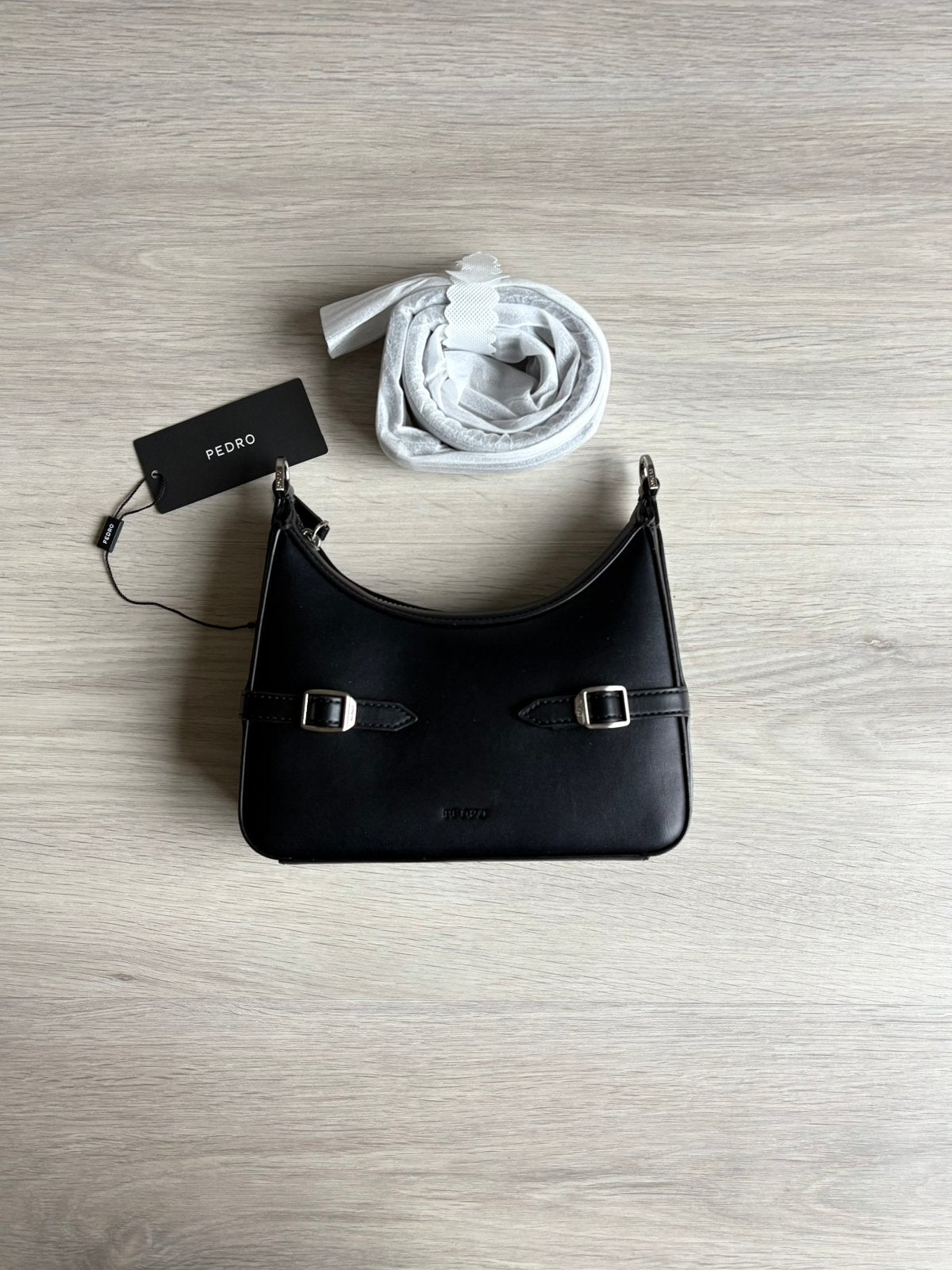 Pedro Echo Mini Shoulder Bag - Black, Ophalen of Verzenden, Nieuw, Zwart, Schoudertasje