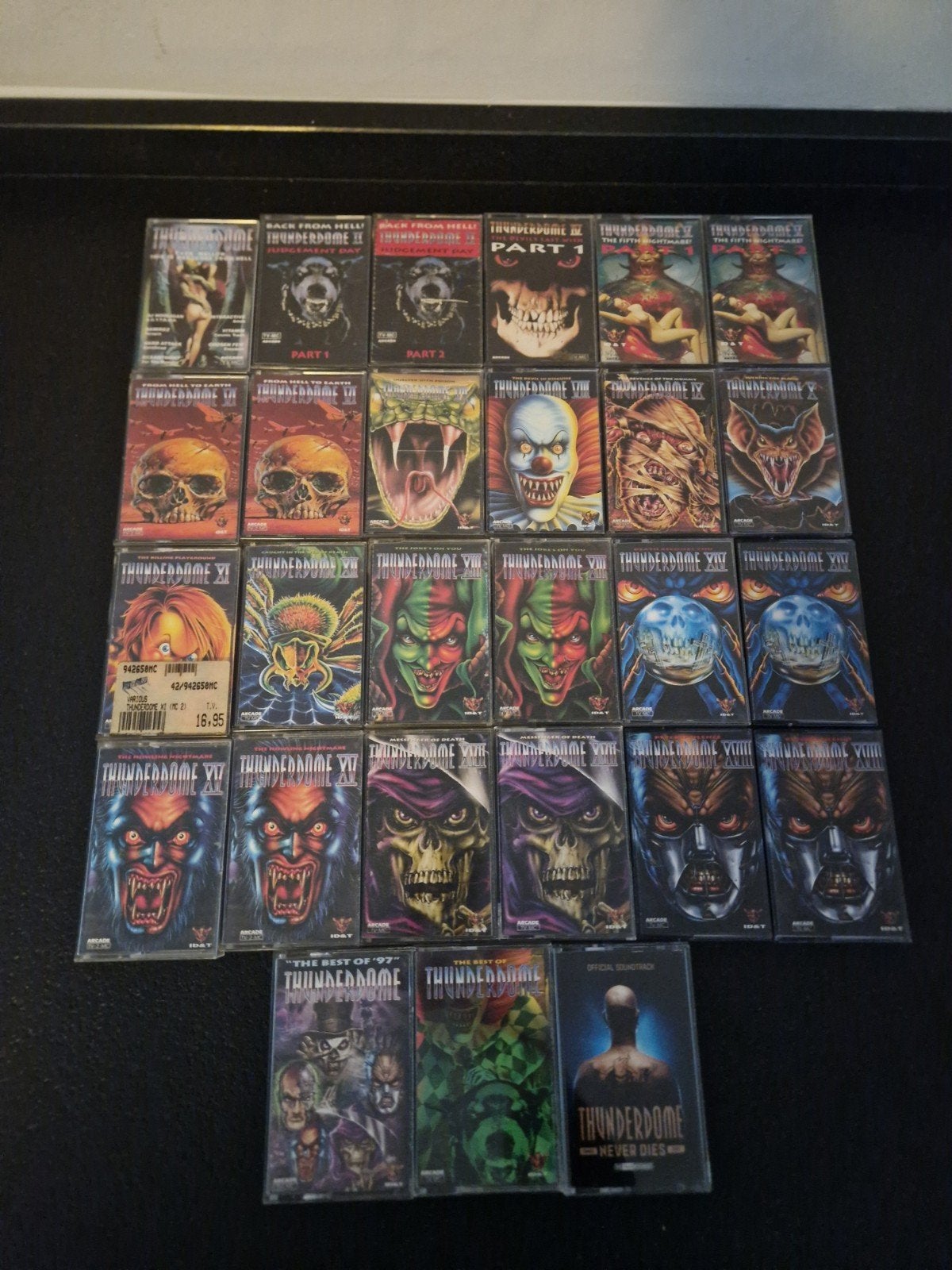 Thunderdome hardcore gabber cassettes tapes. Wizard early, Ophalen of Verzenden, Zo goed als nieuw