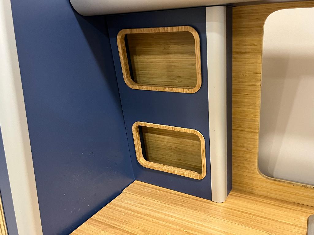 Meubelset keuken VW Transporter T5/T6 Deep Sea Blue / bamboe, Caravans en Kamperen, Ophalen, Hoefakker 3, Veen, Info@termeercampers.nl