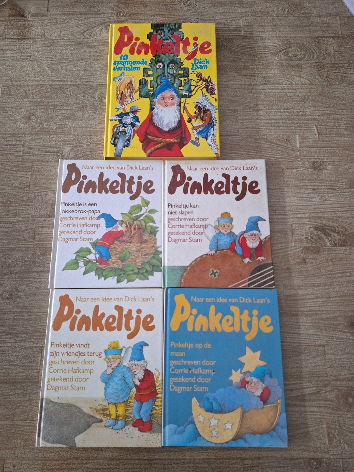 Pinkeltje Boeken - Set van 5 Verhalen, Boeken, Ophalen of Verzenden, Gelezen, Dick Laan, Corrie Hafkamp, Fictie algemeen