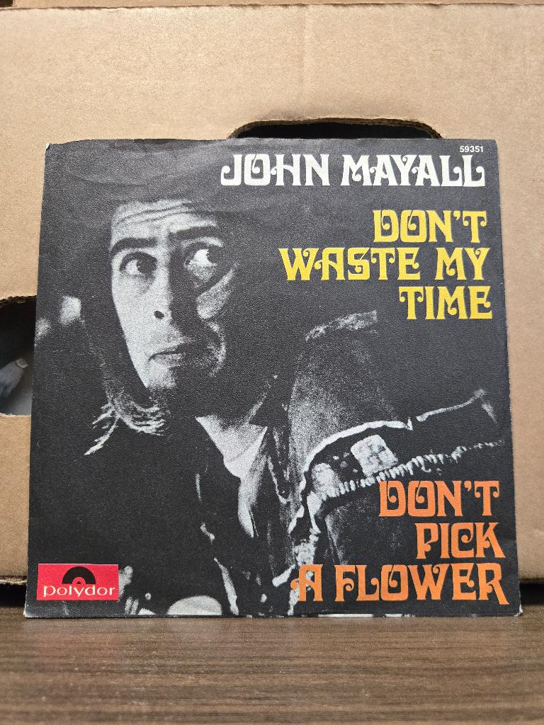 John Mayall - Don't waste my time, Cd's en Dvd's, Vinyl Singles, Fotohoes, Ophalen of Verzenden, Zo goed als nieuw, Rock en Metal