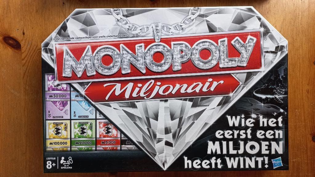 Monopoly Miljonair, Hobby en Vrije tijd, Gezelschapsspellen | Bordspellen, Vijf spelers of meer, Ophalen of Verzenden, Zo goed als nieuw