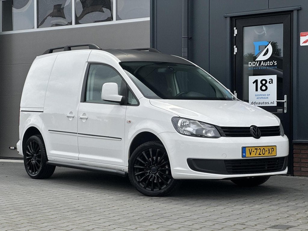 Volkswagen Caddy 1.6 TDI/102pk|Automaat|Stoelververw.|Cruise, Euro 5, Gebruikt, Zwart, 4 cilinders