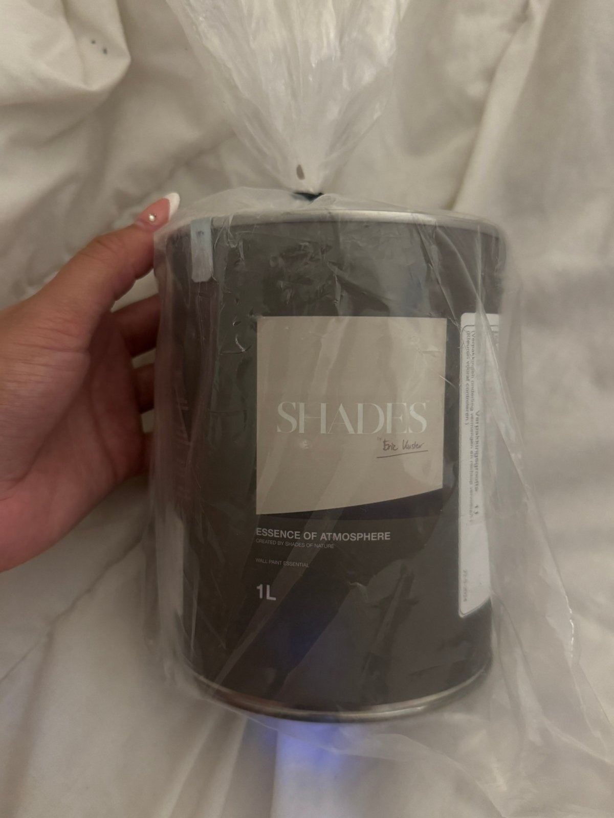SHADES by Eric Kuster - muurverf “Quartz” 1L, Ophalen, Overige kleuren, Nieuw, Verf