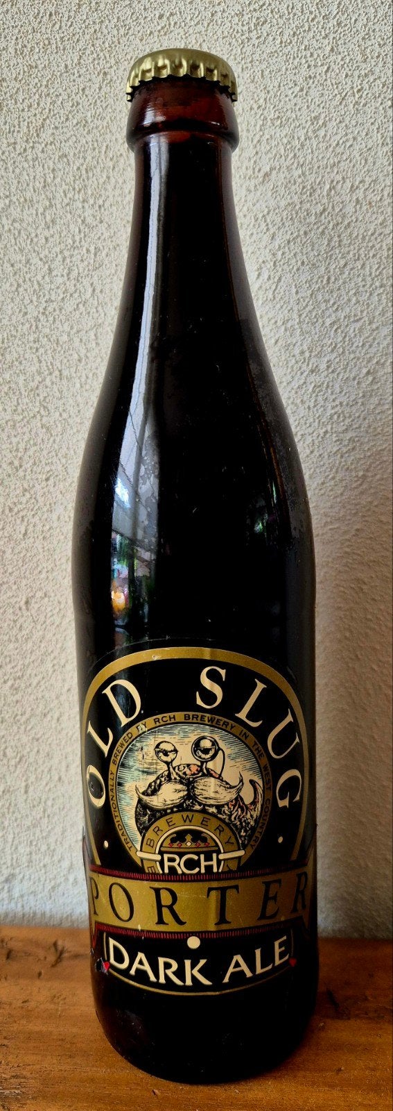 1995 fles PORTER old slug dark ALE br. RCH 0,5Ltr West Hewis, Ophalen of Verzenden, Zo goed als nieuw, Flesje(s), Overige merken