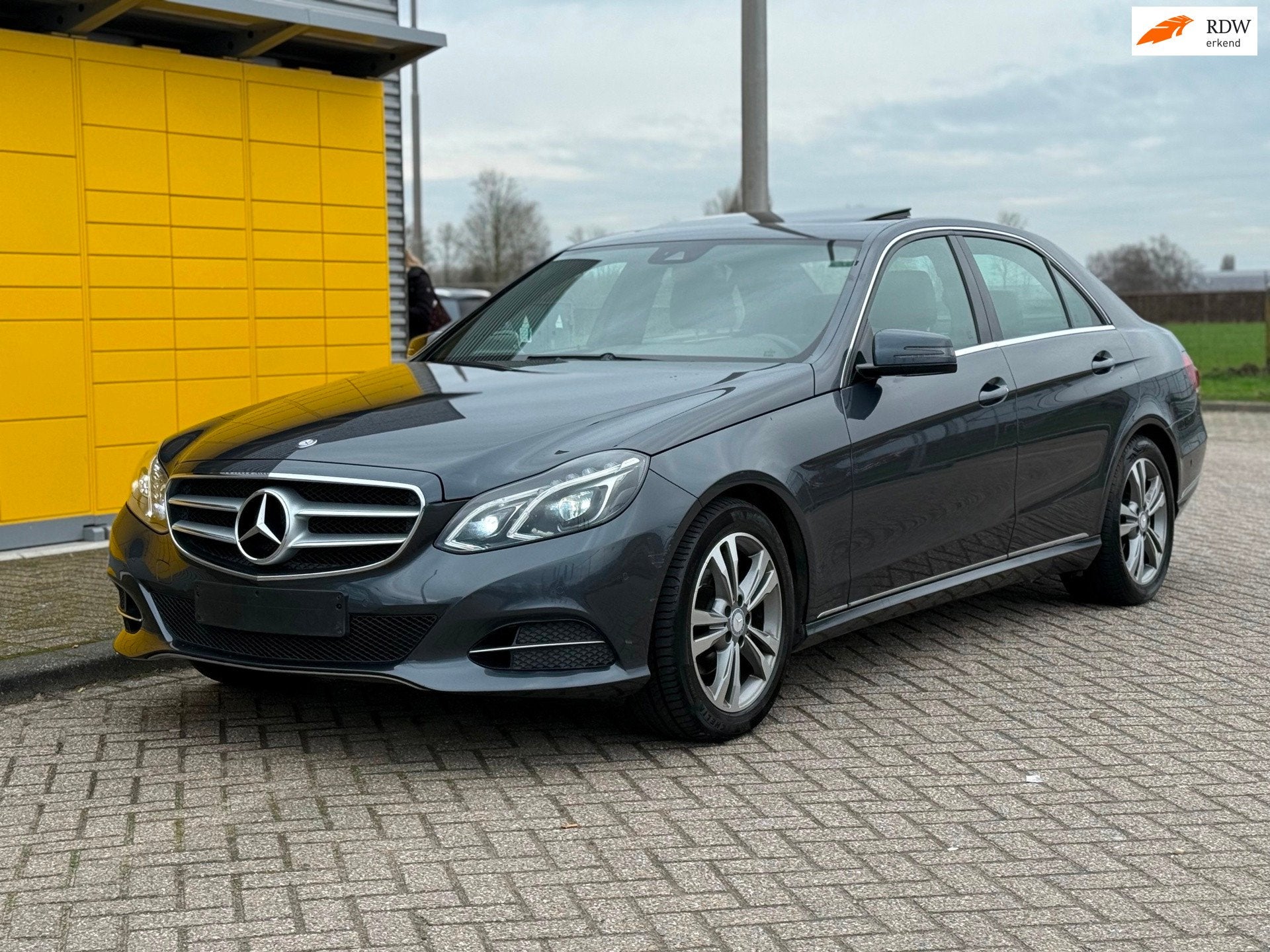 Mercedes-Benz E-klasse 200 CDI Avantgarde Bj 2013 Xenon Led, Dealer onderhouden, Gebruikt, Zwart, 4 cilinders