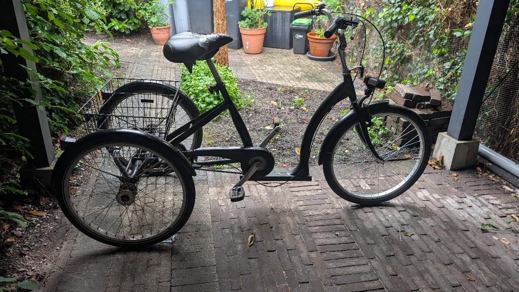 fiets dreewieler, Fietsen en Brommers, Ophalen, Gebruikt, Schijfrem, Overige merken