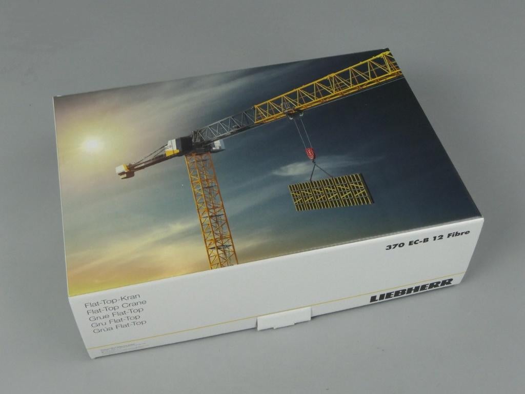 Conrad Liebherr 370 EC-B Fibre torenkraan., Hobby en Vrije tijd, Modelauto's | 1:87, Ophalen of Verzenden, Nieuw, Hijskraan, Tractor of Landbouw