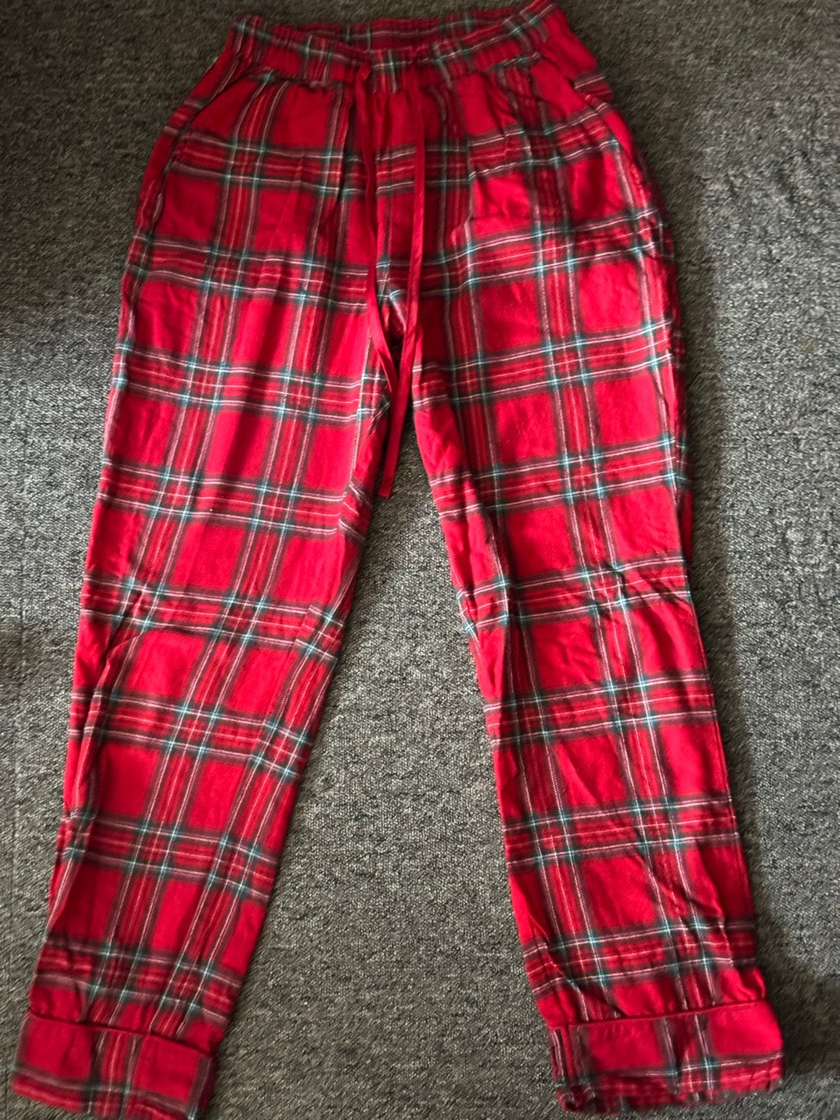 Hunkemöller Rode Geruite Pyjamabroek Tartan Maat XS, Ophalen of Verzenden, Zo goed als nieuw, Maat 34 (XS) of kleiner