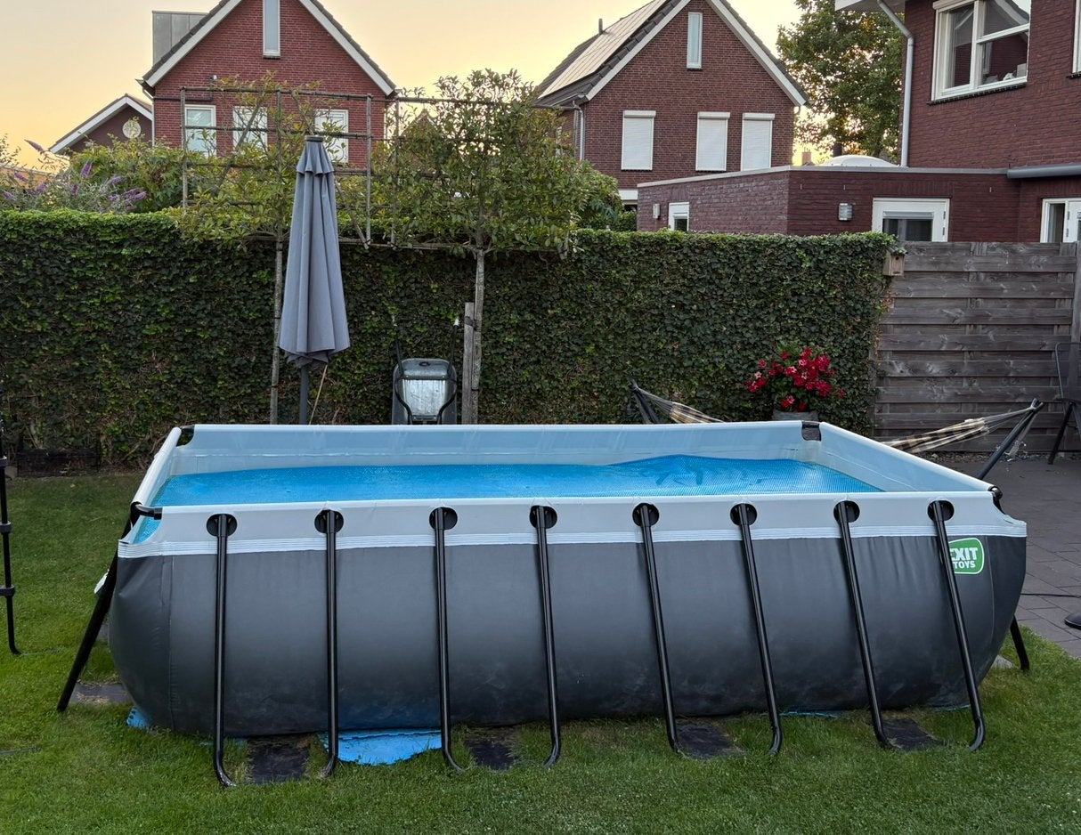 EXIT zwembad 400x200cm incl toebehoren, Ophalen, 200 tot 300 cm, Zo goed als nieuw, Rechthoekig