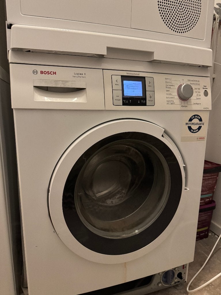 Wasmachine Bosch Logixx 8 VarioPerfect, Ophalen, Gebruikt, 1200 tot 1600 toeren, Voorlader