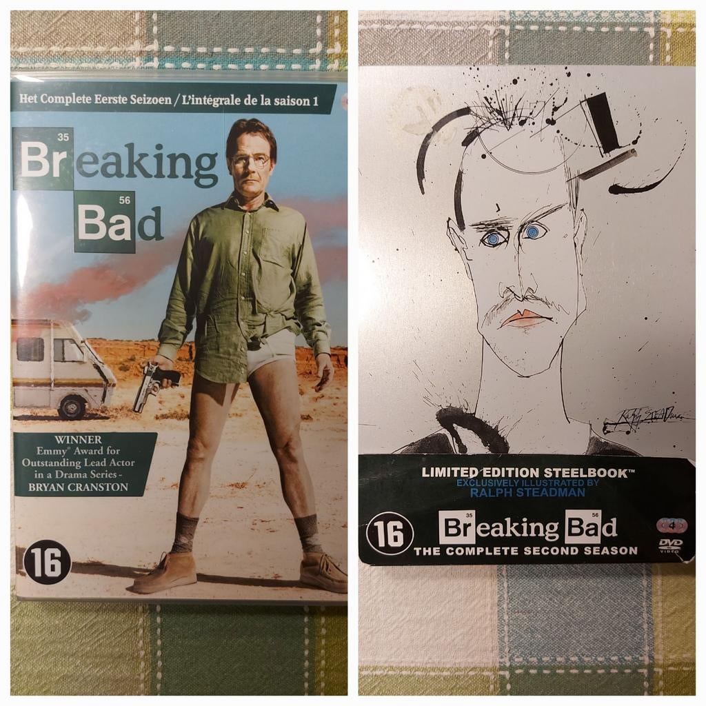 Breaking Bad Seizoen 1 & 2 - Special Edition Steelbook, Gebruikt, Vanaf 16 jaar, Boxset, Drama