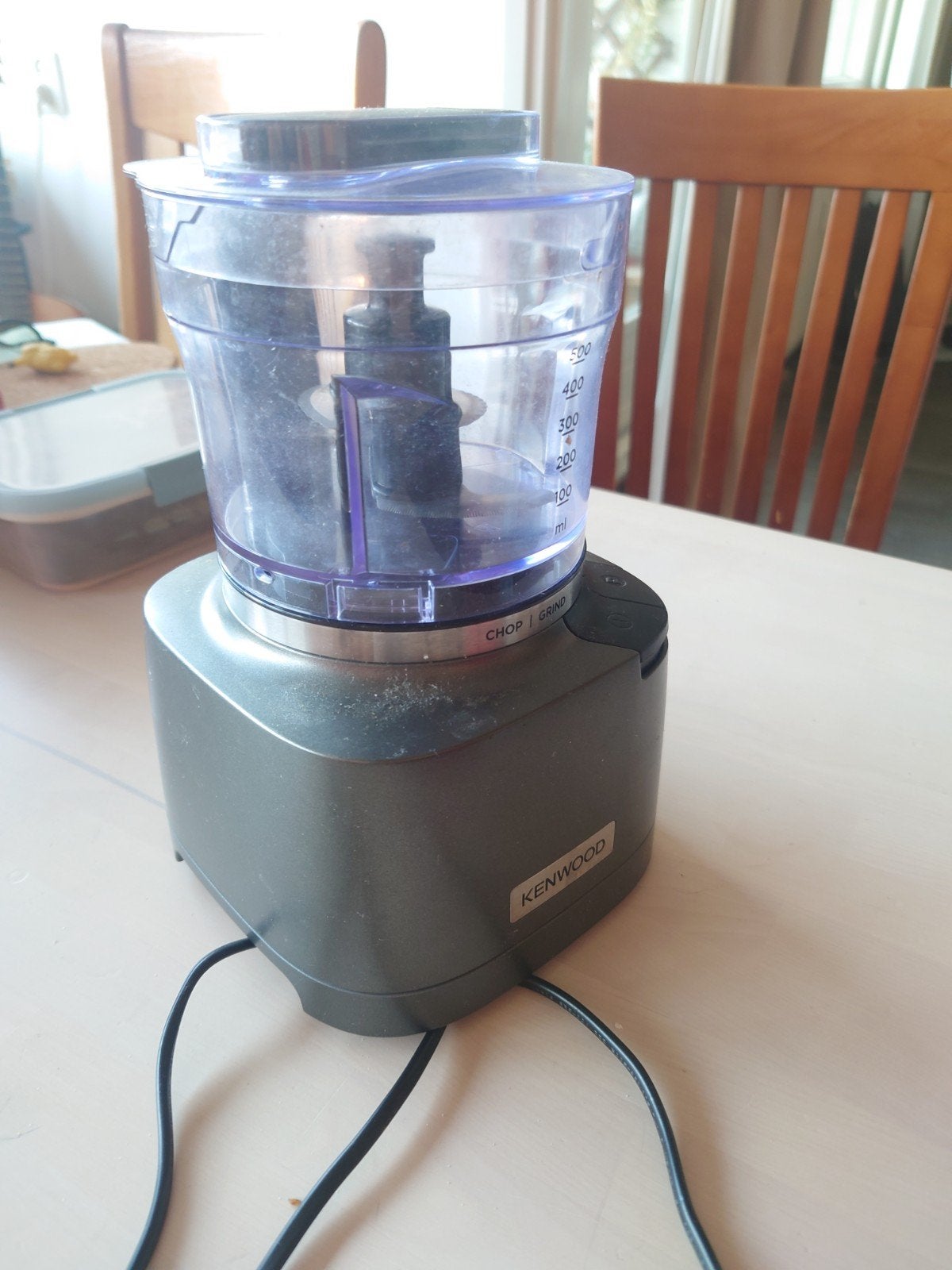 Kenwood CHP80 Keukenmachine - Zo goed als nieuw, Witgoed en Apparatuur, Minder dan 1 liter, Ophalen of Verzenden, Zo goed als nieuw
