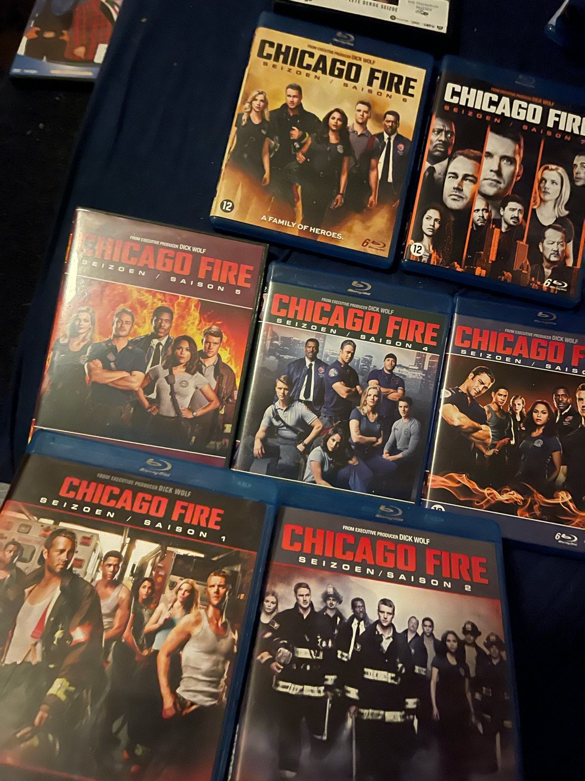 Chicago Fire Seizoen 1-7 Blu-ray Boxset, Ophalen of Verzenden, Zo goed als nieuw, Tv en Series, Boxset