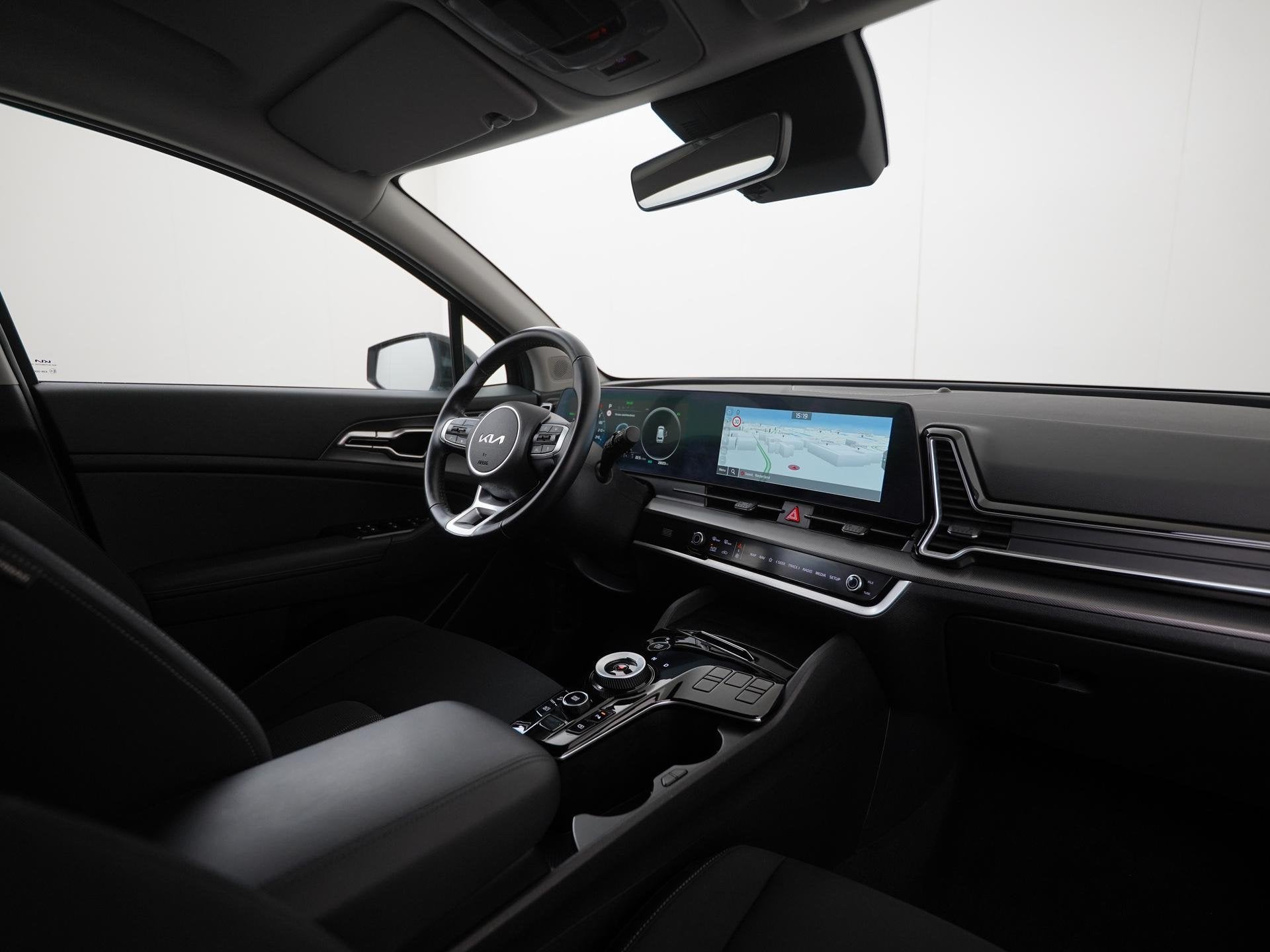 Kia Sportage 1.6 T-GDi Hybrid DynamicLine | Adaptief Cruise, 12 maanden, Stof, Gebruikt, Euro 6