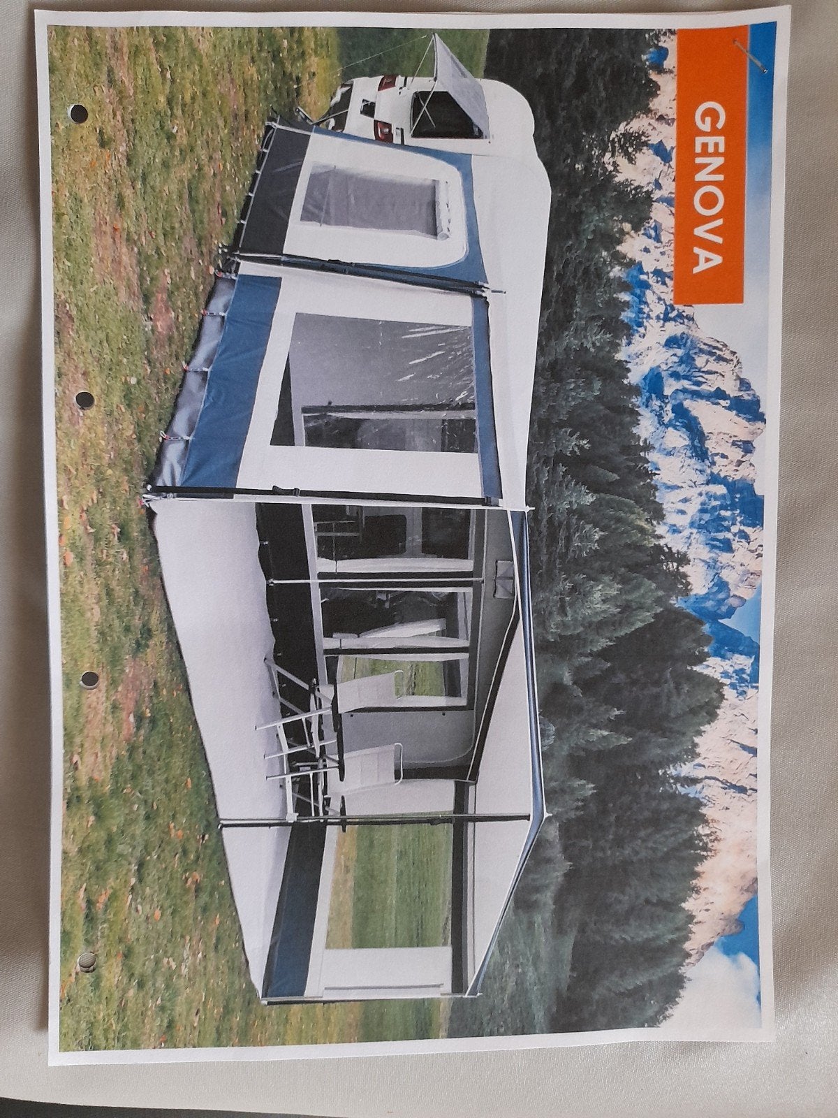 Te koop keurig nette Reda voortenluifel., Caravans en Kamperen, Ophalen of Verzenden, Zo goed als nieuw