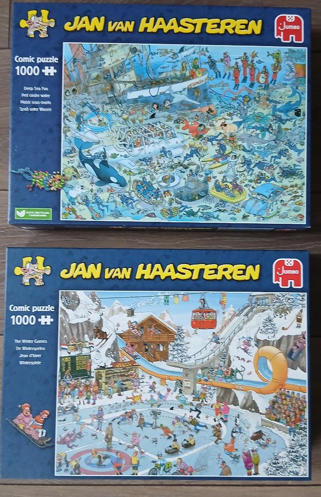 Jan van Haasteren puzzels, Hobby en Vrije tijd, Denksport en Puzzels, Ophalen, 500 t/m 1500 stukjes, Zo goed als nieuw, Legpuzzel