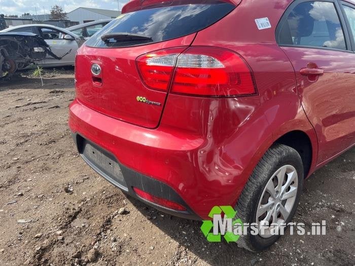 Achterbumper van een Kia Rio