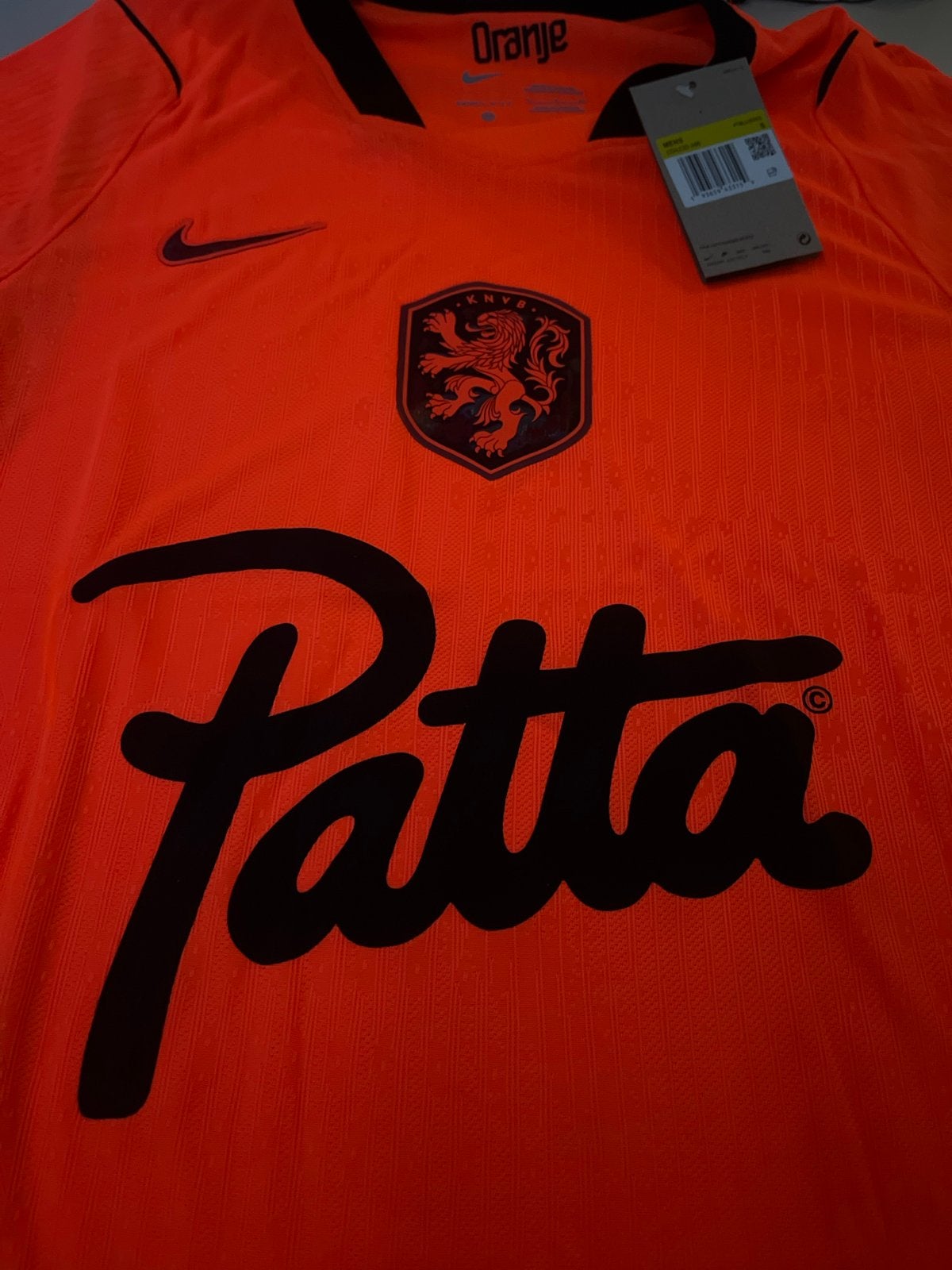 Uniek Playershirt 2026 Custom Made met Patta Opdruk, Verzenden, Nieuw, Maat 46 (S) of kleiner, Oranje