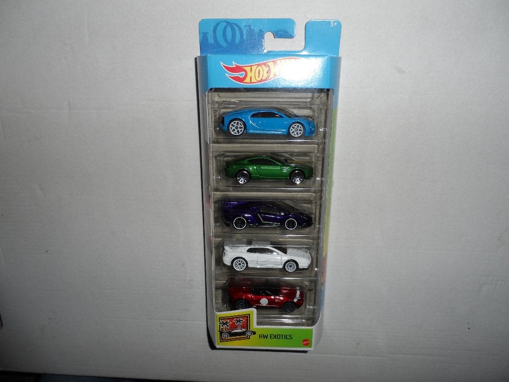 Hot Wheels 5 Pack - Exotics (2021) 1:64 B2, Ophalen of Verzenden, Nieuw, Auto