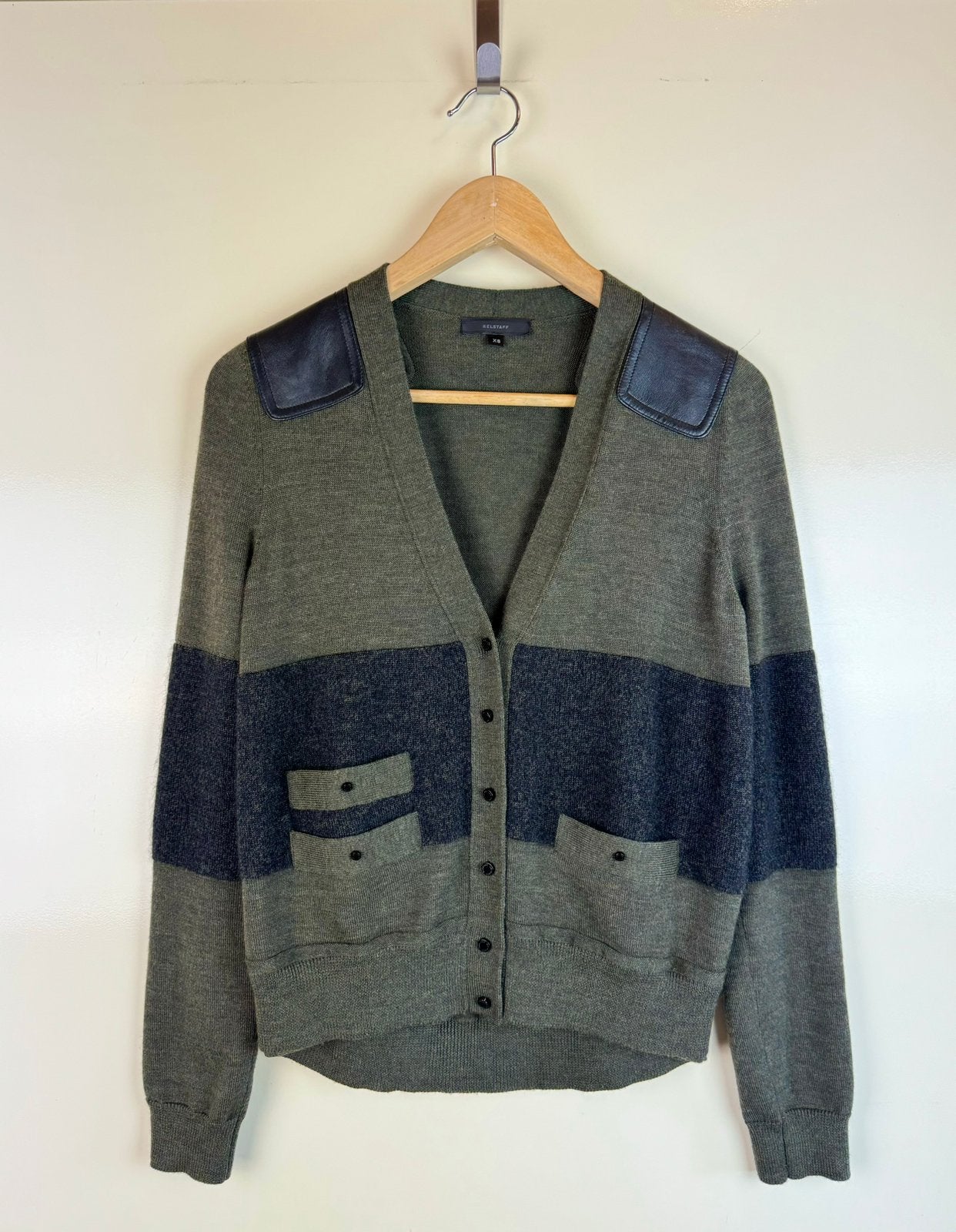 BELSTAFF Wool Leathers Moto Biker Avant Garde Sweater Gothic, Ophalen of Verzenden, Zo goed als nieuw, Maat 34 (XS) of kleiner