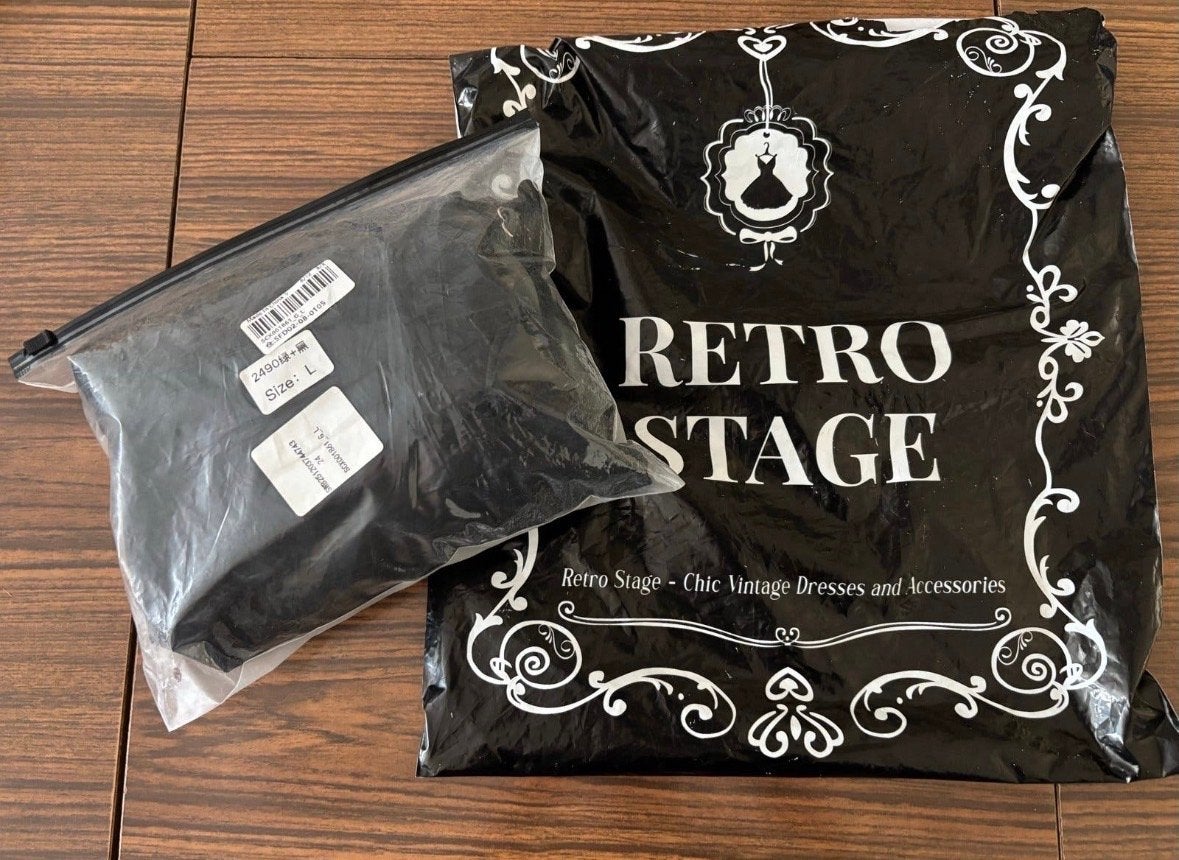 Nieuw retro Badpak met Rokje - Groen/Zwart - Maat L, Kleding | Dames, Ophalen of Verzenden, Nieuw, Zwart, Badpak