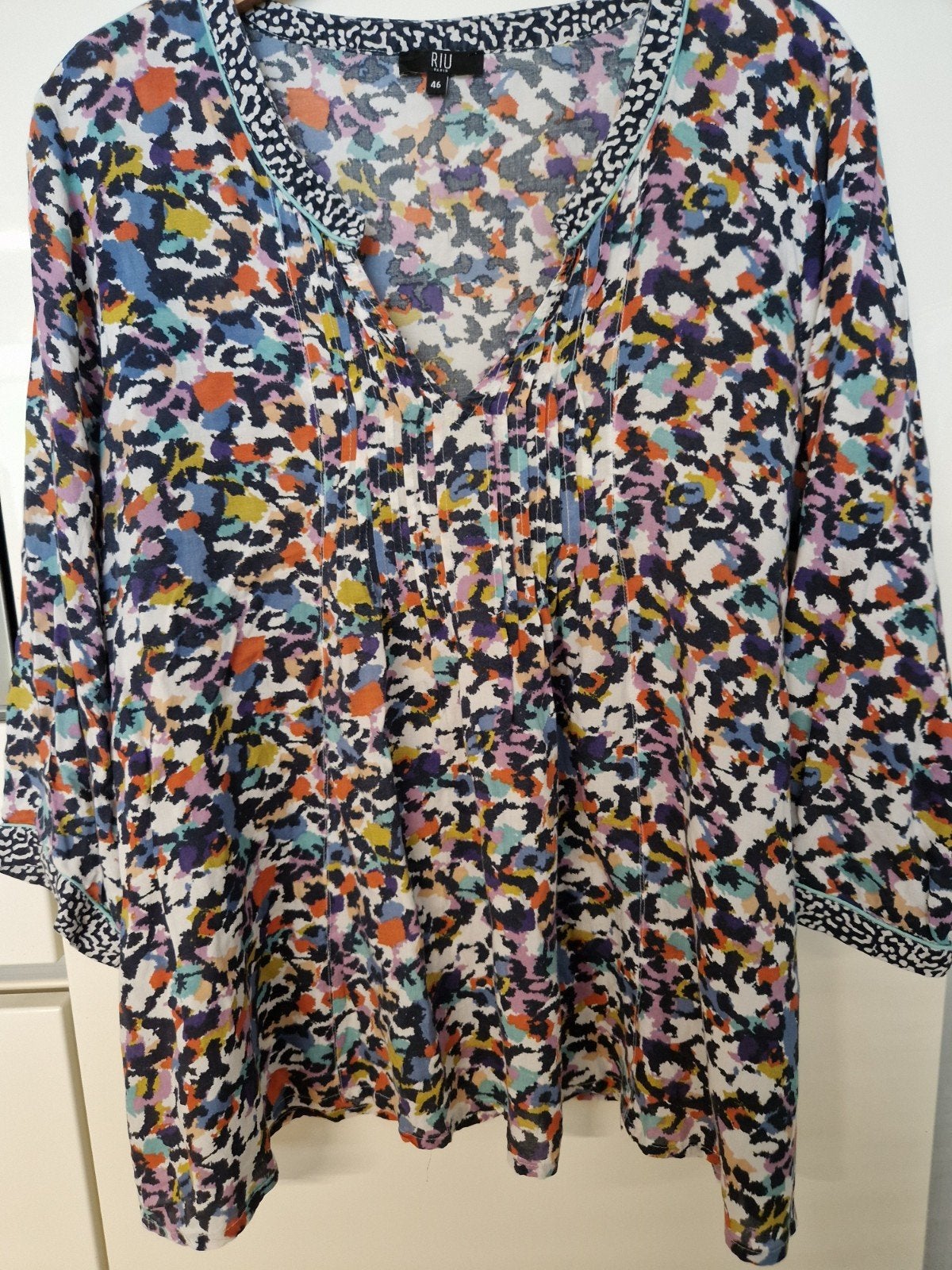 RIU paris blouse mt.46, Meerkleurig, Maat 46/48 (XL) of groter, Ophalen of Verzenden, Nieuw