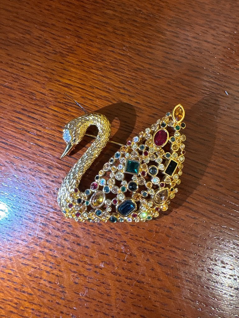 1995 Vintage Swarovski jubileum zwaan, Ophalen, Nieuw, Sieraad of Horloge