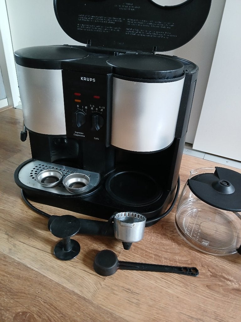 koffie app, Ophalen, Gebruikt, Koffiemachine, Gemalen koffie
