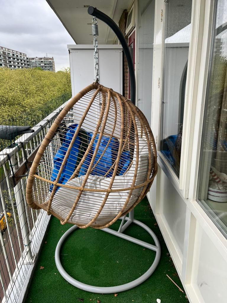 Hangstoel, Ophalen, Nieuw, Met standaard, Eenpersoons