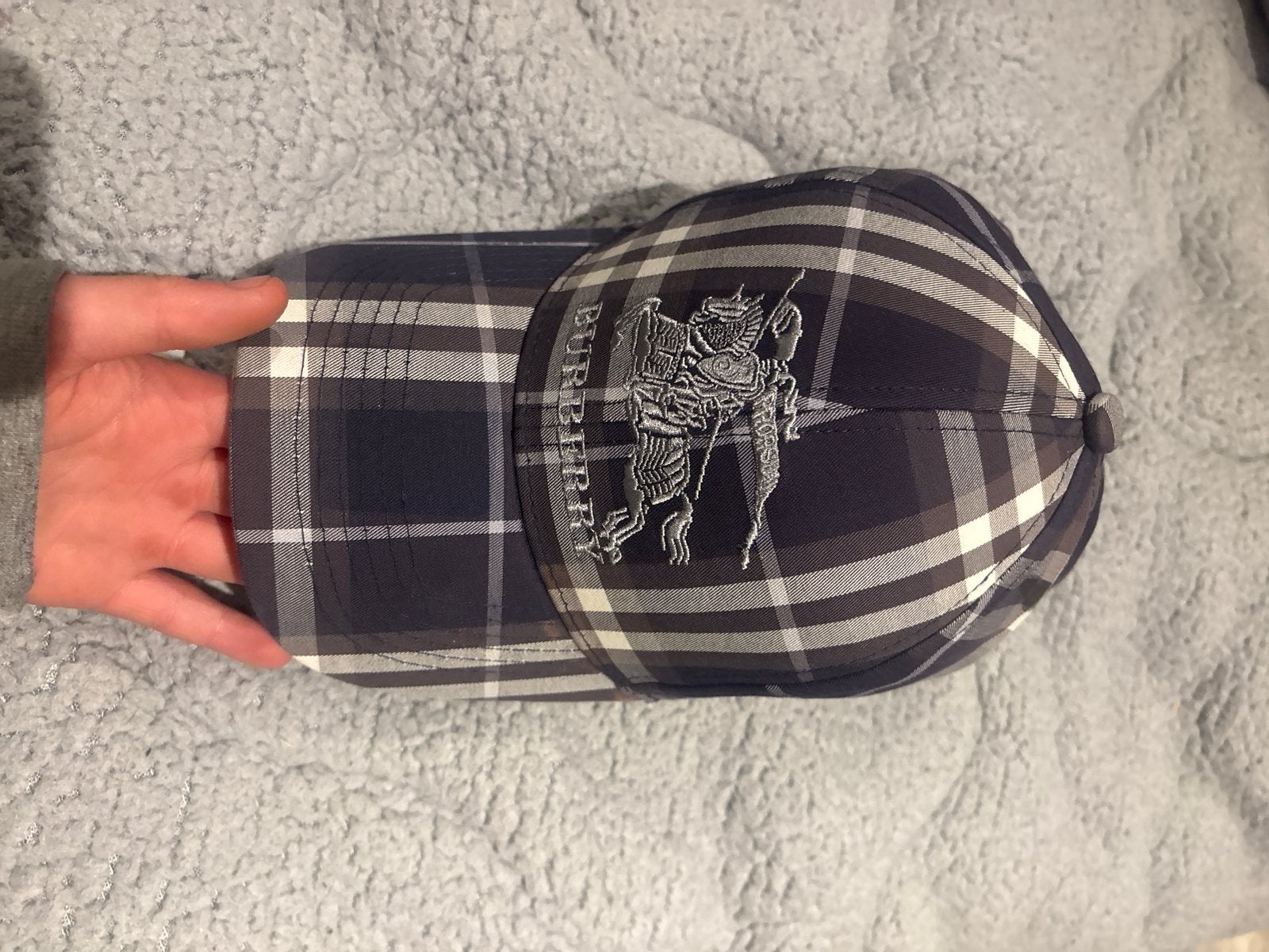 Burberry pet met Nova Check patroon, Kleding | Heren, Ophalen, Zo goed als nieuw, One size fits all, Pet